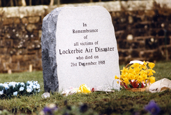 Lockerbie Air Disaster Memorial Headstone